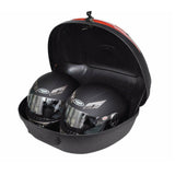 72L Motorcycle Motorbike 2 Helmet Top Rear Box Luggage Storage Case Lockable