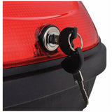 72L Motorcycle Motorbike 2 Helmet Top Rear Box Luggage Storage Case Lockable