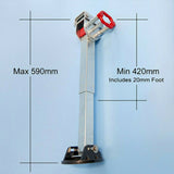ALKO 590mm Drop Down Stabiliser Leg Corner Steady Trailer Caravan AL-KO Big Foot
