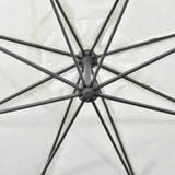 Cantilever Umbrella 3.5m Windproof Anti UV Canopy Shade Outdoor Hanging Parasol