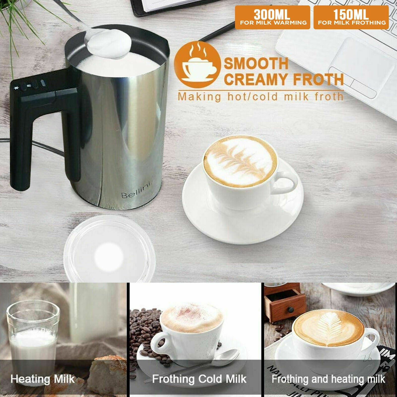 Milk Frother and Warmer - Bellini