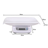 Digital Baby Scale 20kg5g Electronic Pediatric Scales Weight Monitor LCD Screen