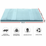 Mattress Topper Bamboo Cover Memory Foam Cool Get Matress Support Bedding 8cm Be