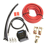 Dual Battery System Kit 12V 140A Smart Isolator 4WD Heavy Duty Cable Charger