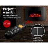 Devanti Electric Fireplace Fire Heater 2000W