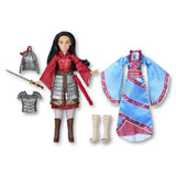 Fashion Doll Mulan Two Reflections Poseable Limbs Beautiful Fighting Costumes