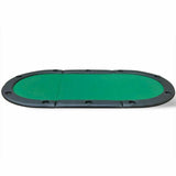 Foldable Poker Table 10 Player Vidaxl Tabletop Folding Green Casino Card Game