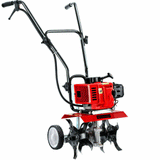 GTCGiantz Garden Cultivator 65CC Tiller Petrol Rotary Hoe Mini 4 Tine Rototiller