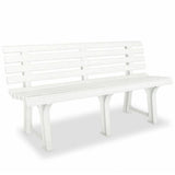 Garden Bench Weather Resistant Durable Plastic Seat Patio Furniture Outdoor