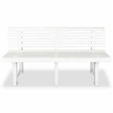 Garden Bench Weather Resistant Durable Plastic Seat Patio Furniture Outdoor