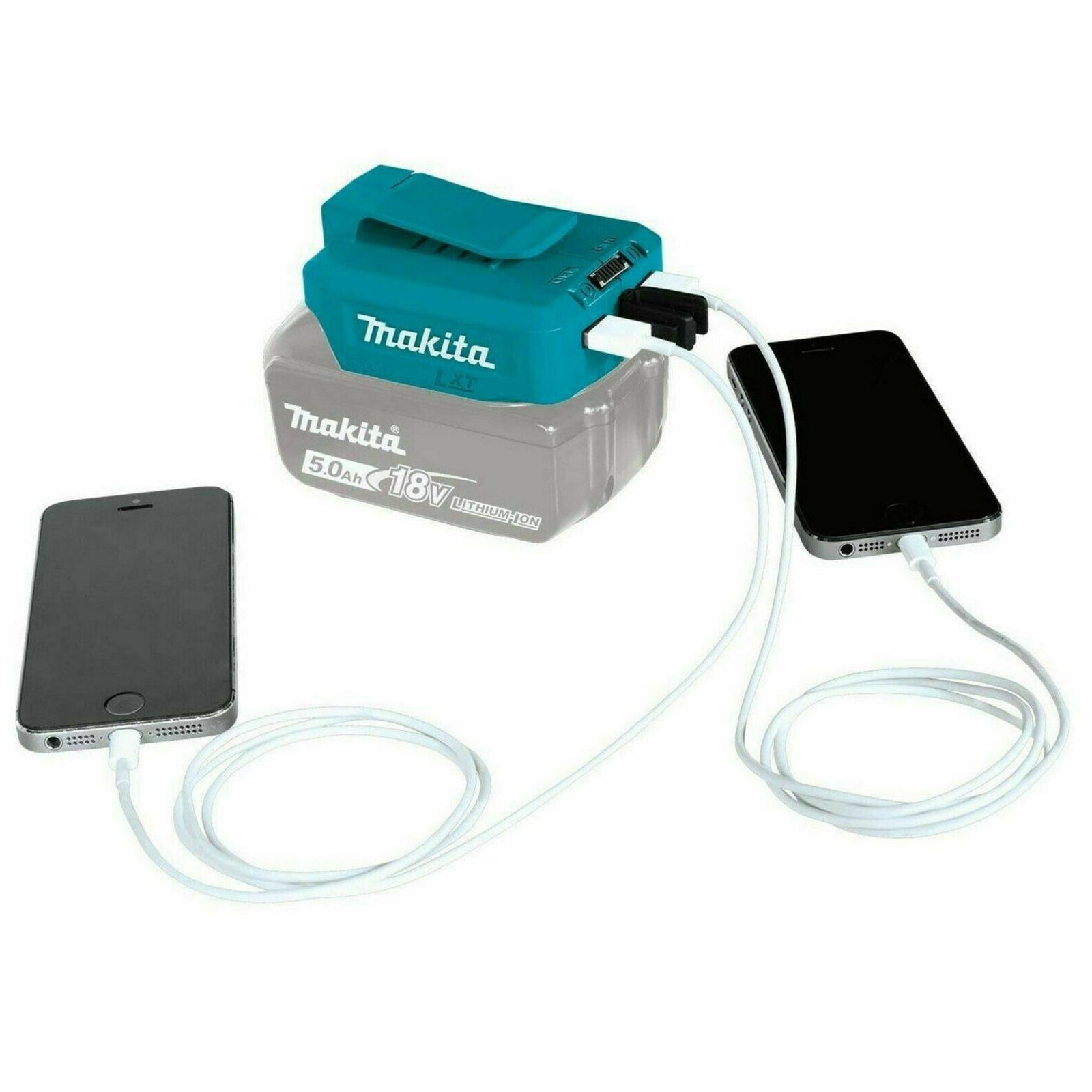 Genuine Makita ADP05 Cordless Power Source Charger Dual Port USB Charging