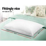 Giselle Bedding King Size Family Hotel 4 Pack Bed Pillow Medium Firm Pillows