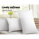 Giselle Bedding King Size Family Hotel 4 Pack Bed Pillow Medium Firm Pillows