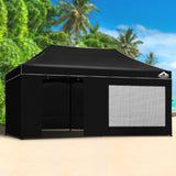 Heavy Duty Pop up Marquee 3 x 6 Gazebo Outdoor Tent Portable Waterproof Shade AU