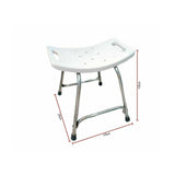 Heavy Duty Shower & Bath Seats Non-slip Stainless Steel Frame Safety Stool Seat