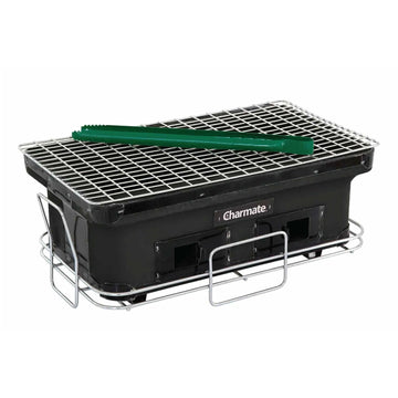 Hibachi Grill Portable Japanese Style Grilling Outdoor BBQ Cooking Grills Black