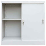 Metal Storage Cabinet Locker Office Garage Filing Stationery Cupboard Furniture