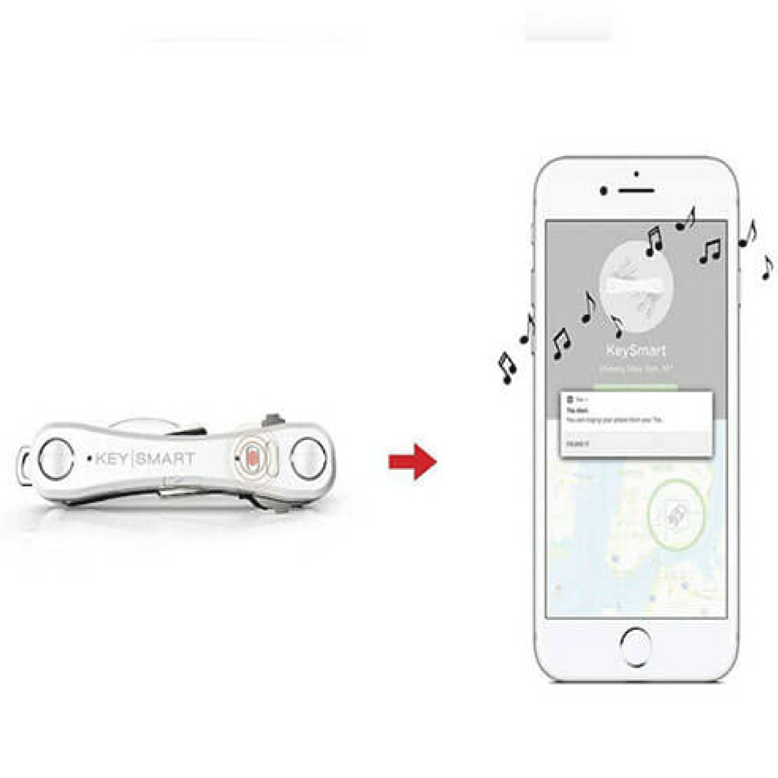 Key Pro App KEYSMART Pro Compact Key Holder With Tile Smart Location App, Holds 10 ...