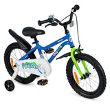 40cm Kids Bike w Removable Training Wheels & Reflectors Outdoor Bicycles - Blue