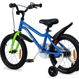 40cm Kids Bike w Removable Training Wheels & Reflectors Outdoor Bicycles - Blue