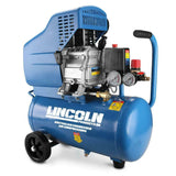 Lincoln Direct Drive 24L 2HP Industrial L224 Trade Home Inflator Air Compressor