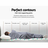 Mattress Topper Bamboo Cover Memory Foam Cool Get Matress Support Bedding 8cm Be