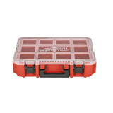 Milwaukee Jobsite Organizer 10 Compartment Storage Box Work Screw Tray Tool Case