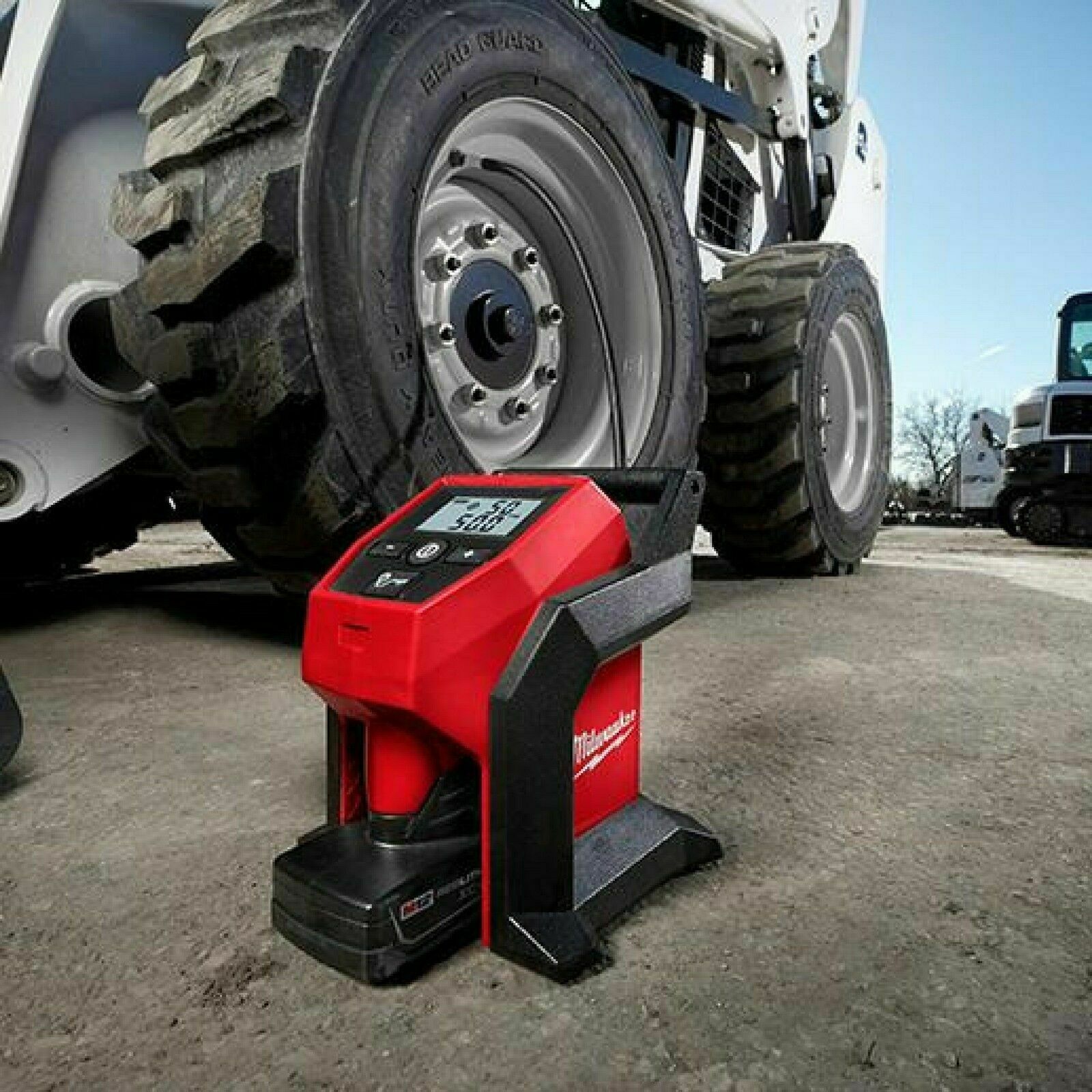 Milwaukee M12BI-0 Compact Tyre Inflator Li-ion Cordless Car Truck Air Pump Skin
