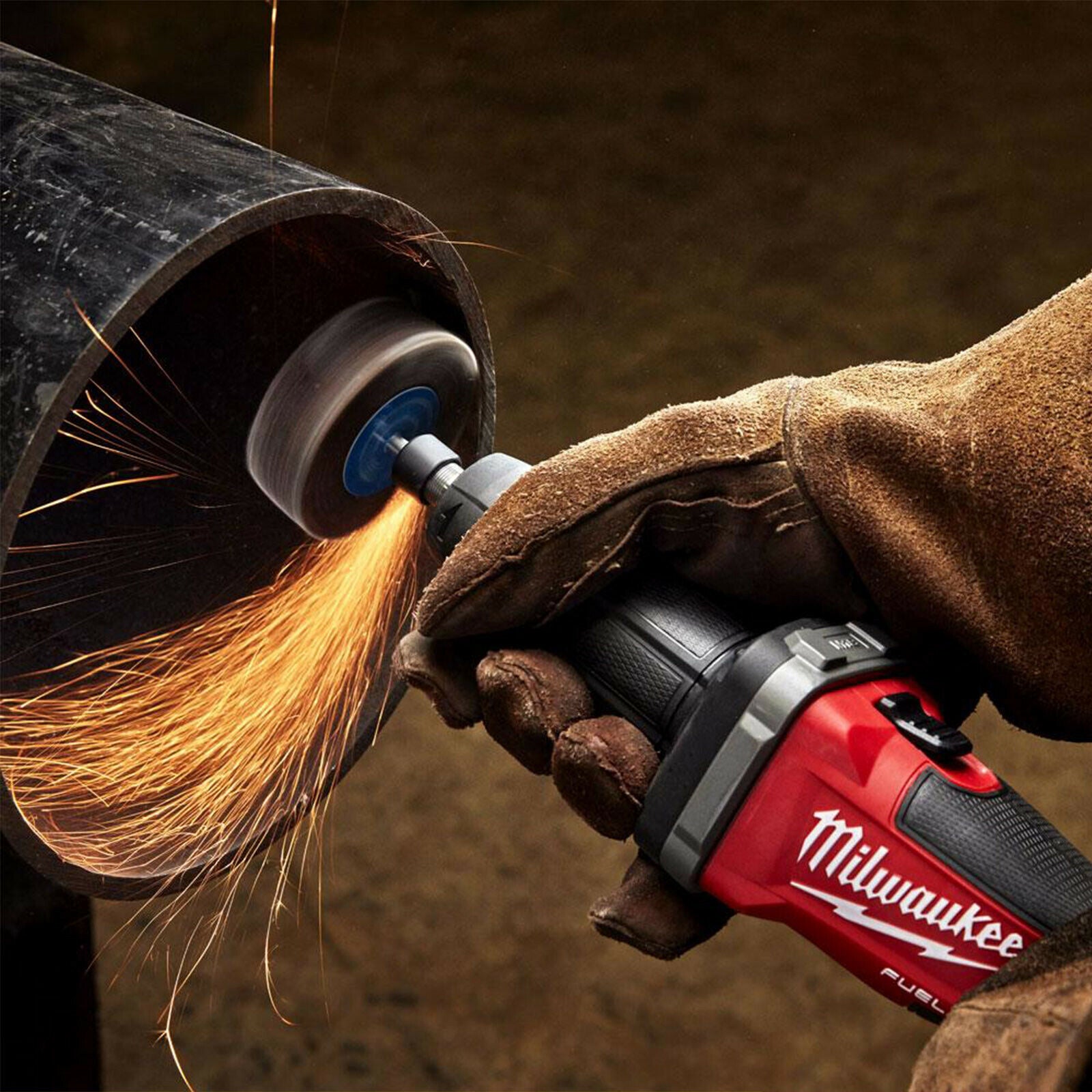 Milwaukee M18FDG-0 18V 6.35mm (1/4") Li-ion Cordless Fuel Die Grinder Skin Tool