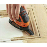 Mouse Sander w 6 Sanding Sheets Sandpaper Black & Decker Orbital Detail Power