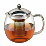 NEW AVANTI CEYLON GLASS TEAPOT Stainless Steel Infuser Tea Pot 8 CUP 1.5 LITRES