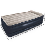 New Bestway SINGLE INFLATABLE MATTRESS AIR BED Quick Inflating Camping Blow Up