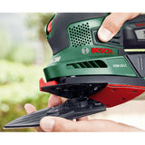 New Bosch Cordless PSM 18 LI Multi Sander Sanding Sheet Rechargeable Black/Green