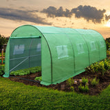 New Tunnel Green House Hot Shade Walk In Grow Steel Frame Seedling Greenhouse AU