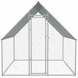 Outdoor Chicken Cage Galvanized Steel Chook Duck Enclosure Run Shelter Hen House