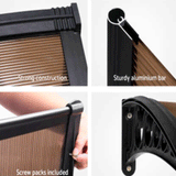 Outdoor DIY Door Window Awning French Style Cafe Canopy Sun Shield Rain Cover