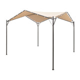 Outdoor Gazebo 4x4m Steel Frame Pavilion Party Tent Canopy Patio Garden Sunshade