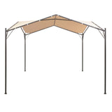 Outdoor Gazebo 4x4m Steel Frame Pavilion Party Tent Canopy Patio Garden Sunshade