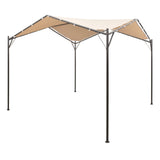 Outdoor Gazebo 4x4m Steel Frame Pavilion Party Tent Canopy Patio Garden Sunshade