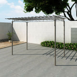 Outdoor Metal Rose Arch Garden Arbor Steel Decor Feature Pergola Climbing Frame