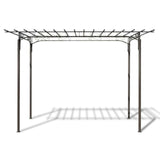 Outdoor Metal Rose Arch Garden Arbor Steel Decor Feature Pergola Climbing Frame