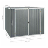 Outdoor Metal Shed Galvanize Steel Garden Equipment Tool Furniture Storage House