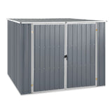 Outdoor Metal Shed Galvanize Steel Garden Equipment Tool Furniture Storage House