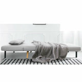 Ovela Jepson 2 Seater Sofa Bed Light Grey Multi Function Design Folding Bed NEW