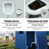 PORTABLE OUTDOOR CAMPING TOILET Camp Camper Folding Seat Travel Porta Potty