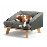 Pet Sofa Dog Cat Bed Raised Premium Bed Sleeping Sleeper Couch Soft Cushion