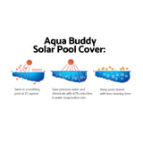 Pool Cover Roller Adjustable Reel 2-5.7m Swimming Solar Blanket Aluminium Frame