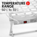 Portable Electric Heated Towel Clothes Dryer Warmer Rail Line Rack Freestanding