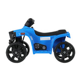 Rigo Kids Ride On ATV Quad Motorbike Car 4 Wheeler Electric Toys Battery Blue