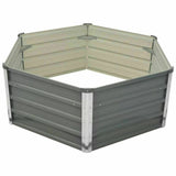 Raised Garden Bed Planter Galvanized Steel Flower Vegetable Metal Outdoor Beds